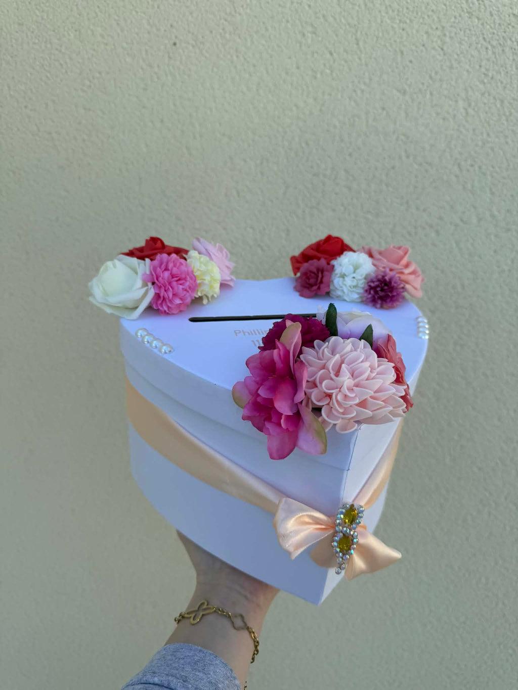 🌸 Urne Cœur Personnalisée
