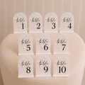 ✨ Numéros de Table Élégants Personnalisés / À L’UNITÉ