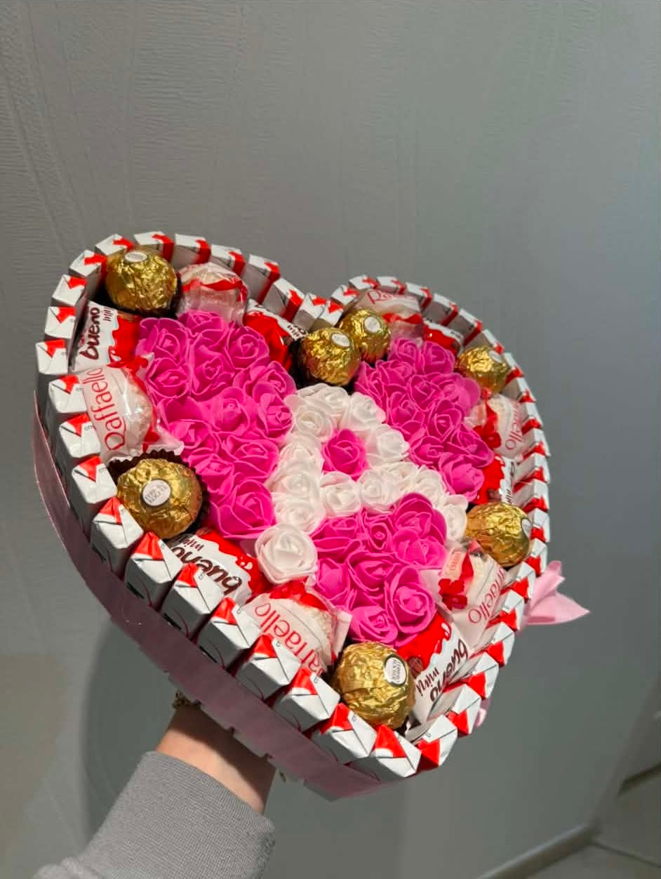 🎁 Coffret Cadeau Cœur Love Personnalisé