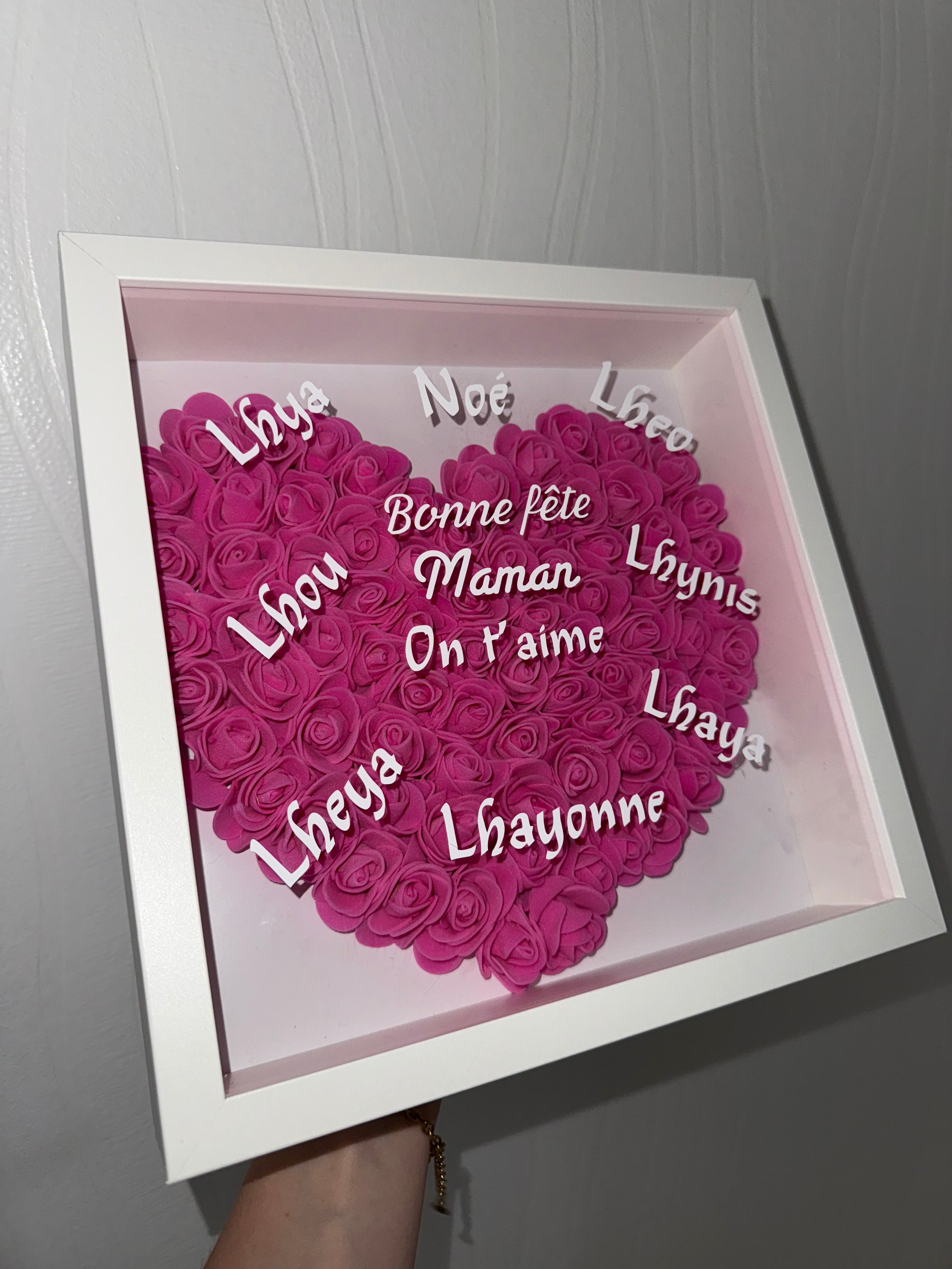 💖 Cadre Photo Personnalisé "Love"