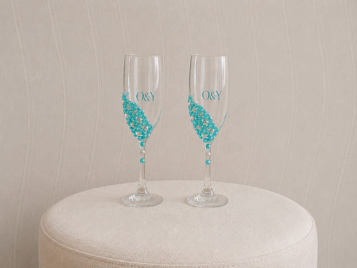 💎 Duo de Flûtes à Champagne Personnalisées
